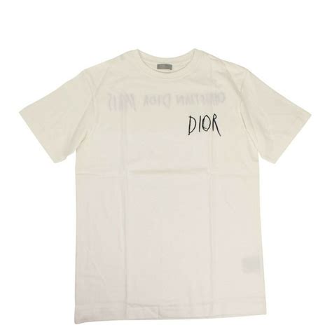 tee shirt dior blanc|Dior t shirts men's.